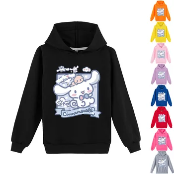 Sanio Hello Kitty, Kuromi, Můj Melodii, Cinnamoroll Děti Oblečení Tisku Módní Cinnamoroll Dětská Mikina Svetr