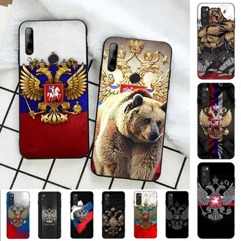 Rusko Vlajka státní Znak Telefon Případ Pro Huawei Honor 10 lite 9 20 7A pro 9X pro 30 pro 50 pro 60 pro 70 pro plus