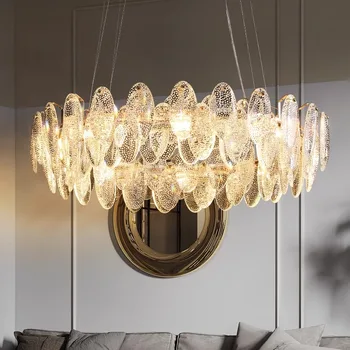 Moderní lehký luxusní obývací pokoj křišťálový lustr Stropní svítidla, závěsné svítidlo led lustry do obýváku vnitřní světlo