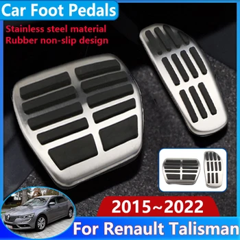 Pro Renault Talisman Příslušenství Samsung SM6 2015~2022 Brzda Non-slip Žádné Vrtání Restfoot Podložky z Nerezové Oceli Auto Pedály