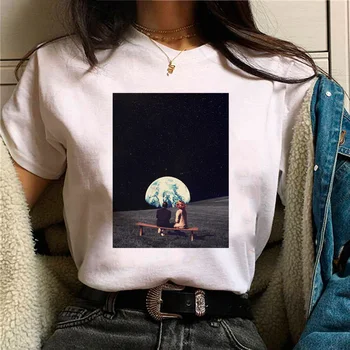 Emo tričko ženy designer harajuku Tee dívka legrační streetwear komické oblečení