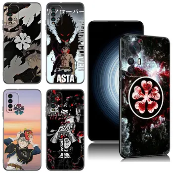 Anime Black Clover Telefon Pouzdro Pro Xiaomi Redmi Note 5 6 7 K40, K60 Pro 7A, 8A, 9A, 9C 9T 9i 10A, 10C, 12C A1 A2 Plus 4G Černý Kryt