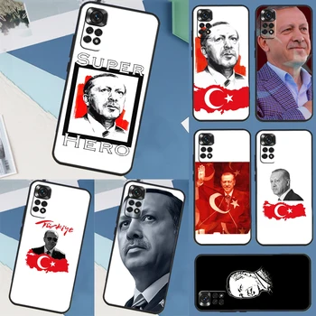 Turecka Recep Tayyip Erdogan Funda Pro Xiaomi Redmi Note 12 Turbo 8 9 10 11 Pro 8T 9S 10S 11S 12S Redmi 10C 9C, 12C Případě