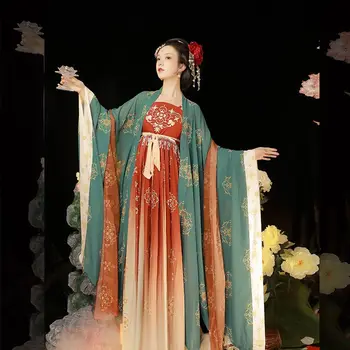 Tradiční Čínské Ženy Hanfu Oblečení Jevištní Oblečení Cosplay Fázi Nosit Kostým Císařovna Oblek Koncové Šaty