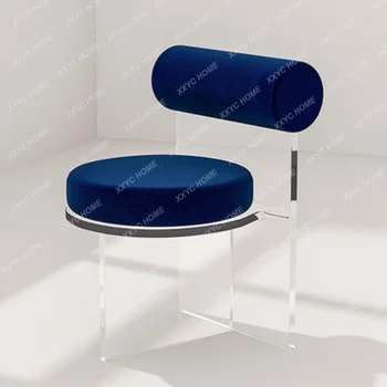 Značkové Domácí Jídelní Židle Nordic Minimalismus Plastové Domácí Jídelní Židle Moderní Minimalistický Jídelní Židle